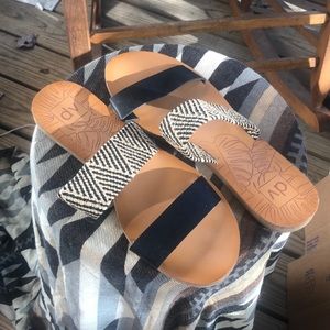 Stylish slip on sandals